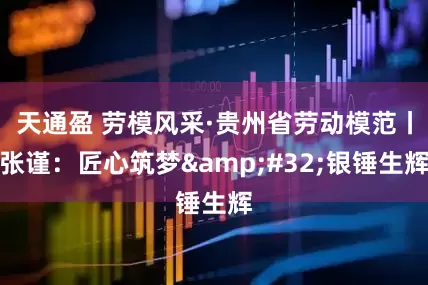 天通盈 劳模风采·贵州省劳动模范丨张谨：匠心筑梦&#32;银锤生辉